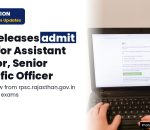 RPSC Admit Card 2026: Assistant Director & Sr. Scientific