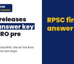 RPSC: 05/10/2026 Final Answer Key for Assistant Prosecution Officer (Pre) Exam