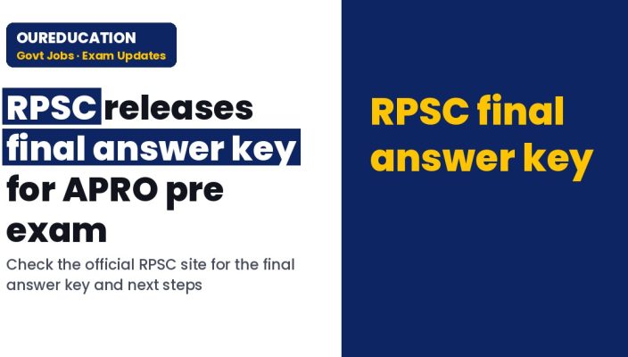 RPSC: 05/10/2026 Final Answer Key for Assistant Prosecution Officer (Pre) Exam