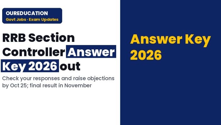 RRB Section Controller Answer Key 2026