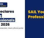 SAIL Young Professionals Result 2026