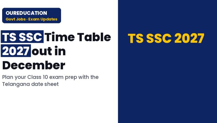 TS SSC Time Table 2027: Telangana Class 10 date sheet in