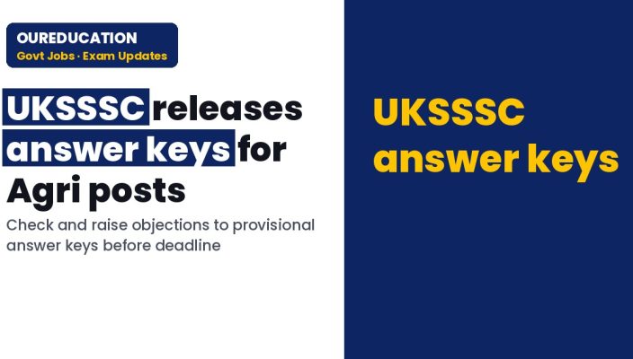 Uksssc: पदनाम- सहायक कृषि अधिकारी वर्ग(1&3) व चारा सहायक की उत्तरकुंजी(Answer Keys) हेतु क्लिक करें