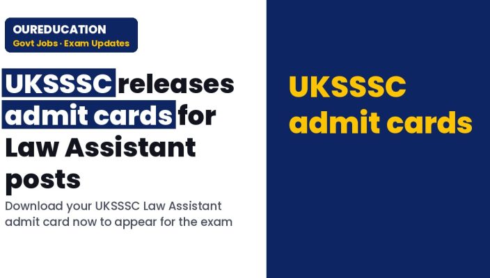 Uksssc: पदनाम-विधि सहायक के प्रवेश पत्र(ADMIT CARD) डाउनलोड करने हेतु क्लिक करें