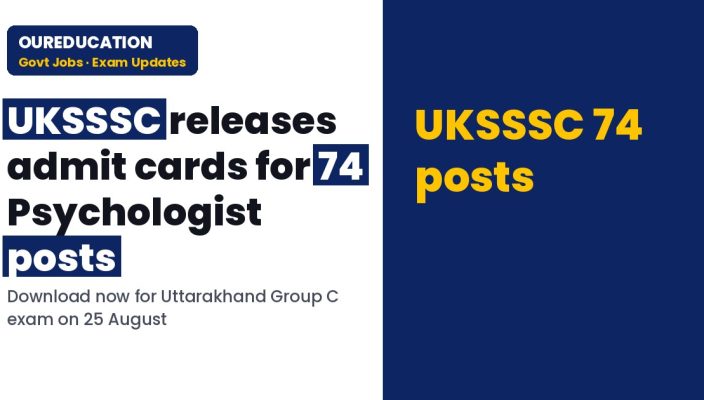 Uksssc: पदनाम-मनोवैज्ञानिक (ADV 74 ) पदों के प्रवेश पत्र(ADMIT CARD) हेतु क्लिक करें